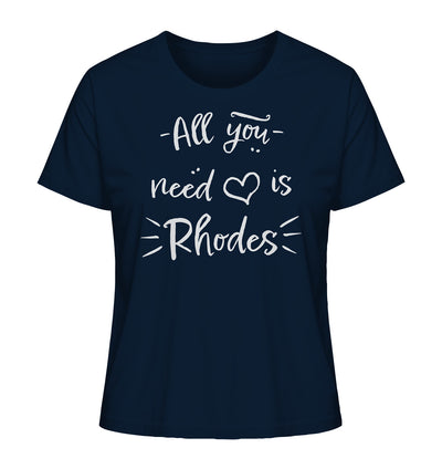 All you need is Rhodes - Ladies Organic Shirt