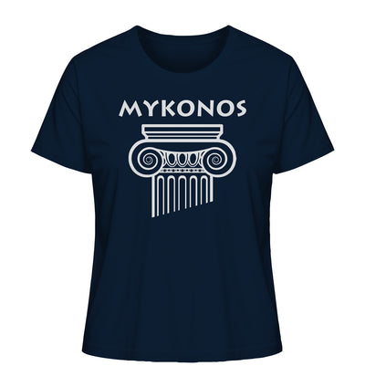 Mykonos Griechischer Säulenkopf - Ladies Organic Shirt