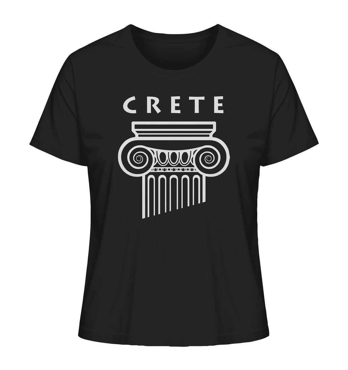 Crete Griechischer Säulenkopf - Ladies Organic Shirt
