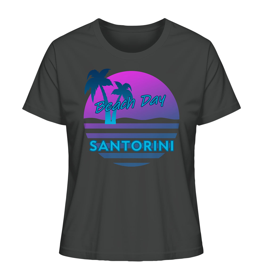 Beach Day Santorini - Ladies Organic Shirt