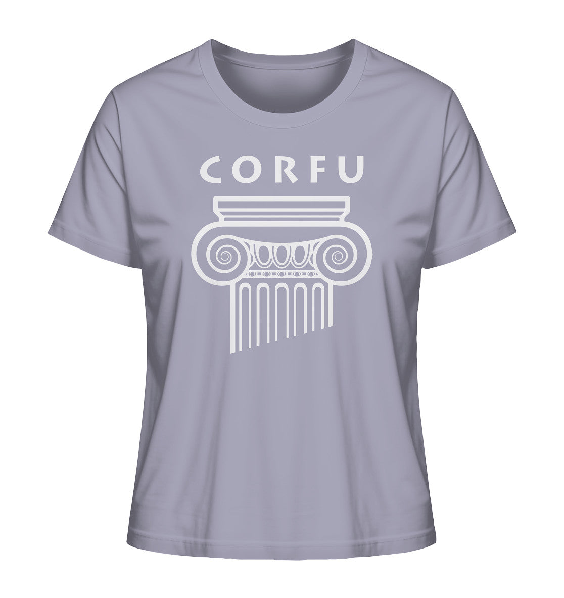 Corfu Griechischer Säulenkopf - Ladies Organic Shirt