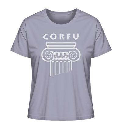 Corfu Griechischer Säulenkopf - Ladies Organic Shirt