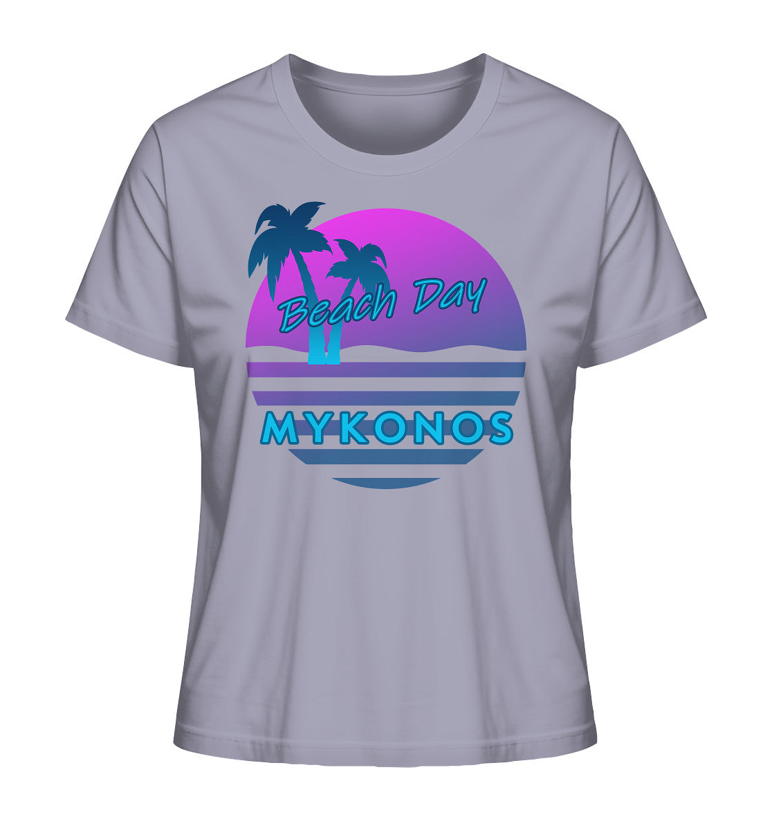 Beach Day Mykonos - Ladies Organic Shirt