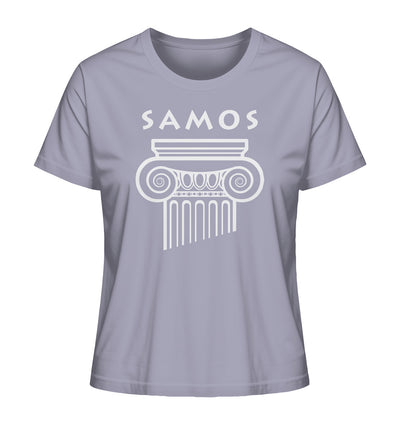 Samos Griechischer Säulenkopf - Ladies Organic Shirt