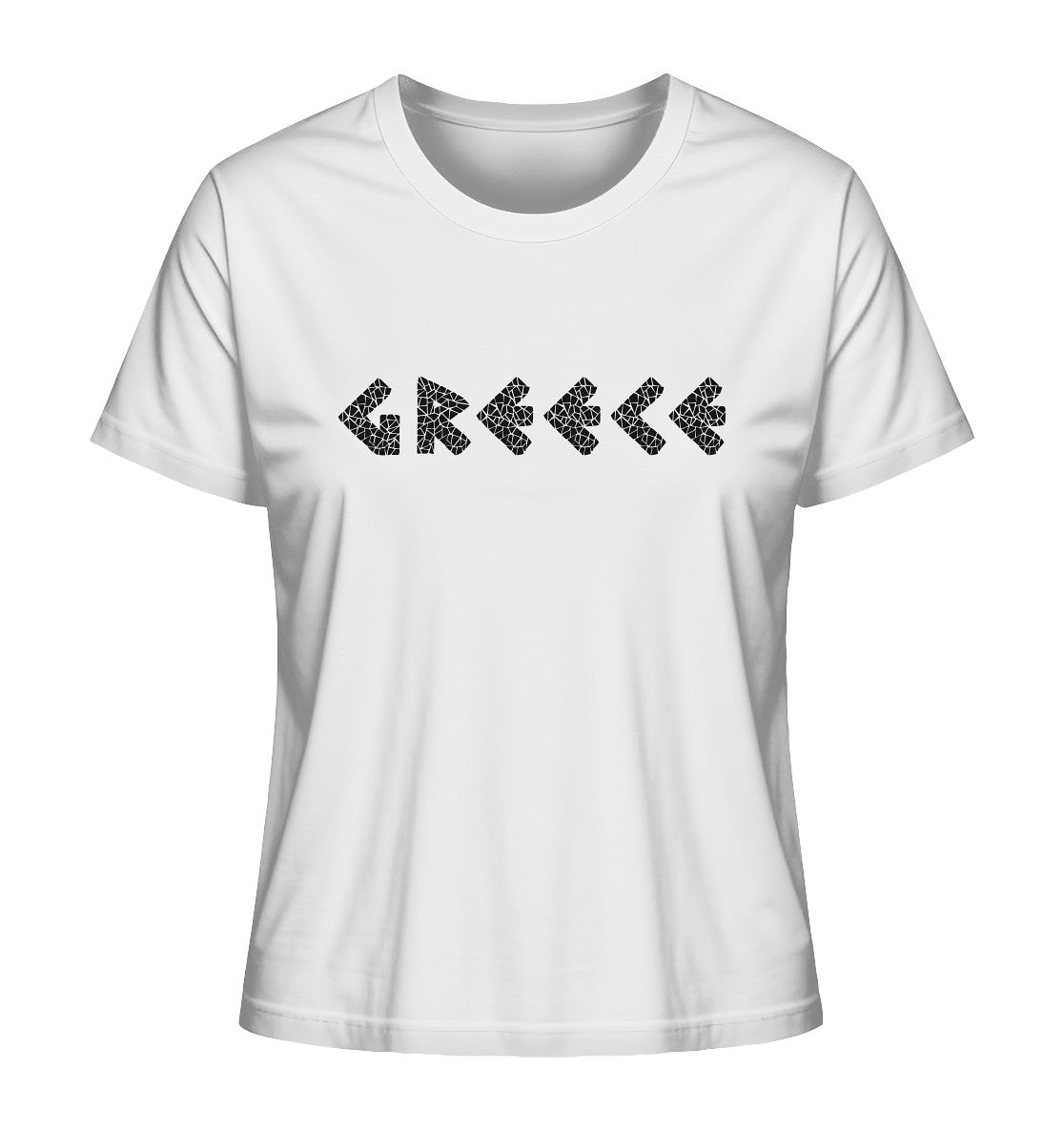 Greece Black Mosaik - Ladies Organic Shirt
