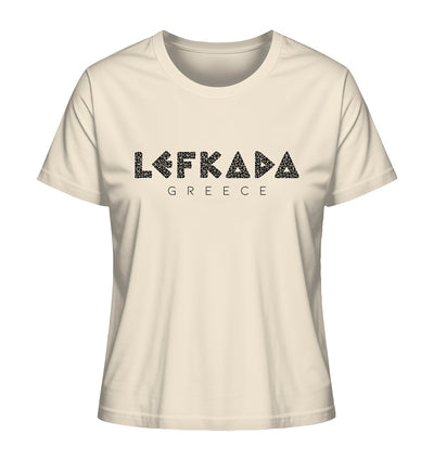 Lefkada Greece Mosaik - Ladies Organic Shirt