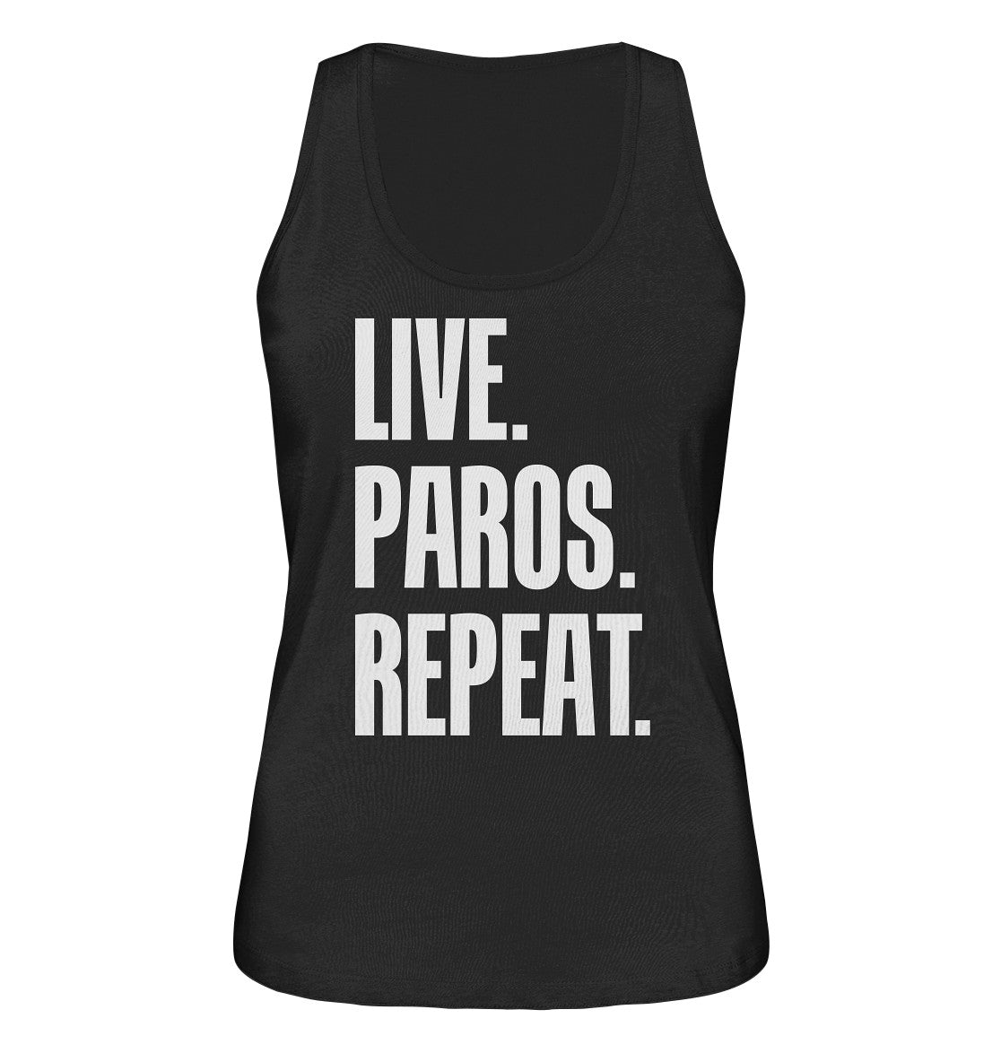 LIVE. PAROS. REPEAT. - Ladies Organic Tank-Top