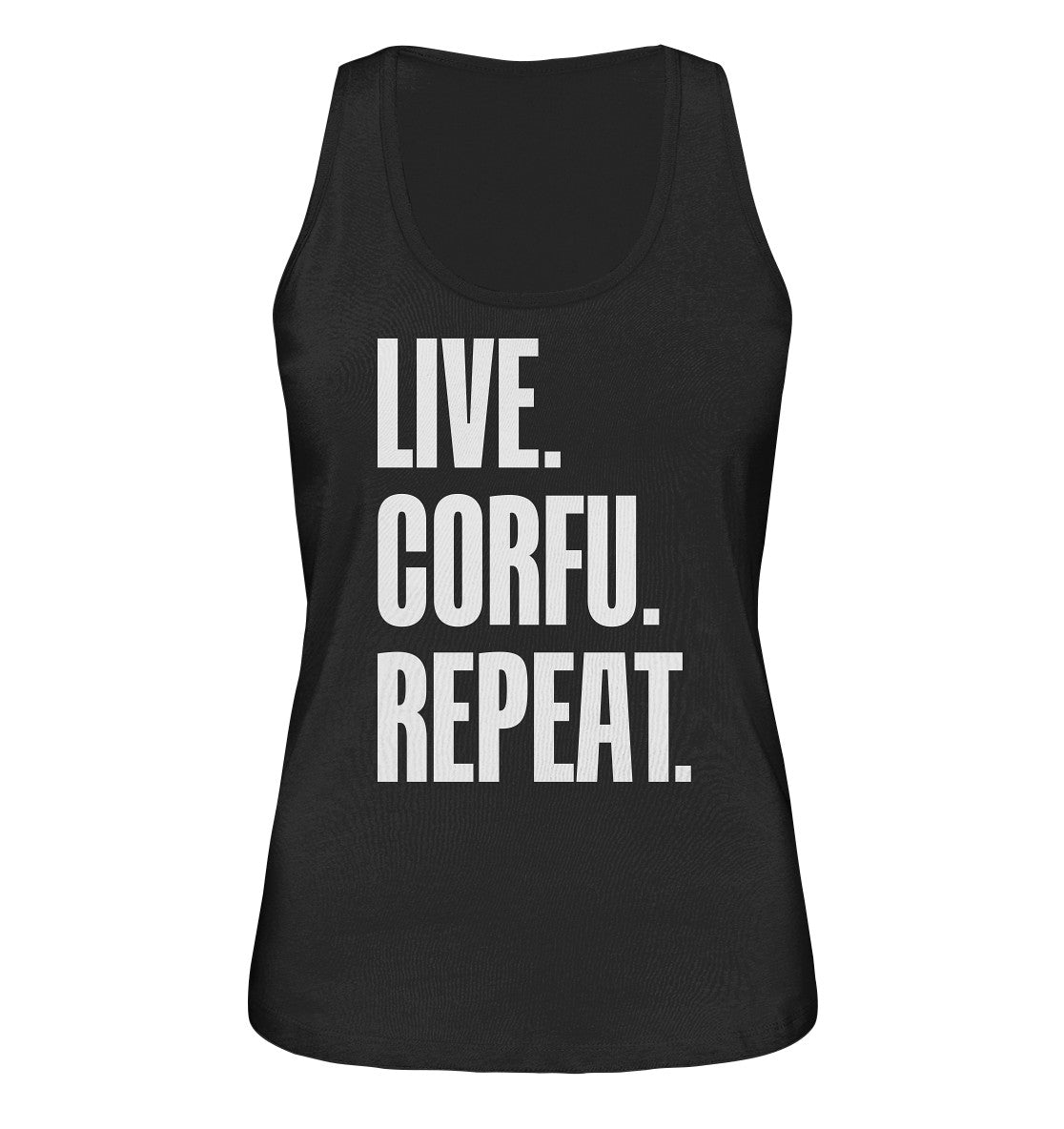 LIVE. CORFU. REPEAT. - Ladies organic tank top