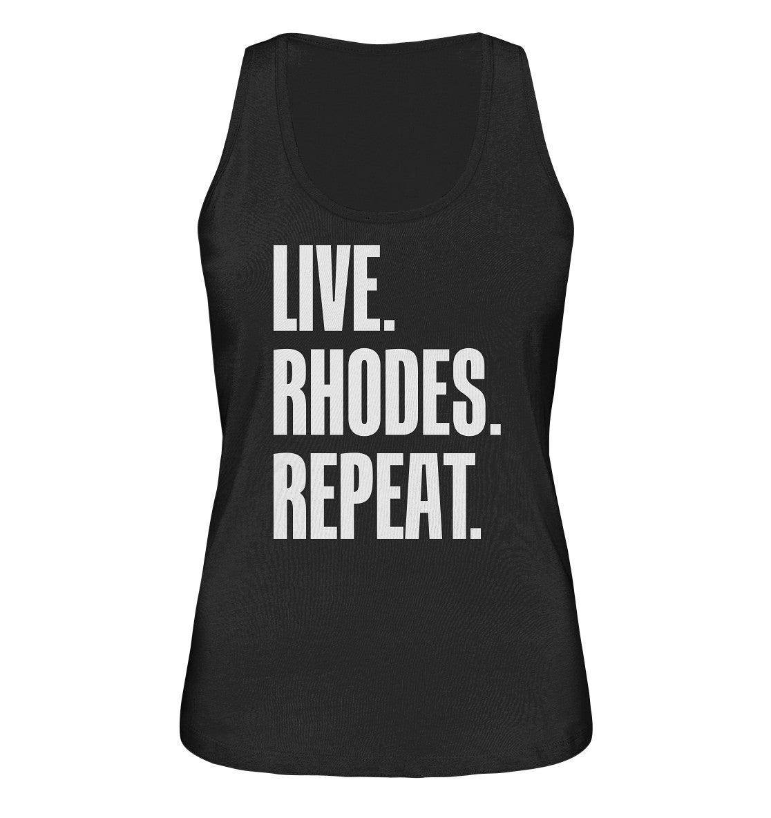 LIVE. RHODES. REPEAT. - Ladies organic tank top