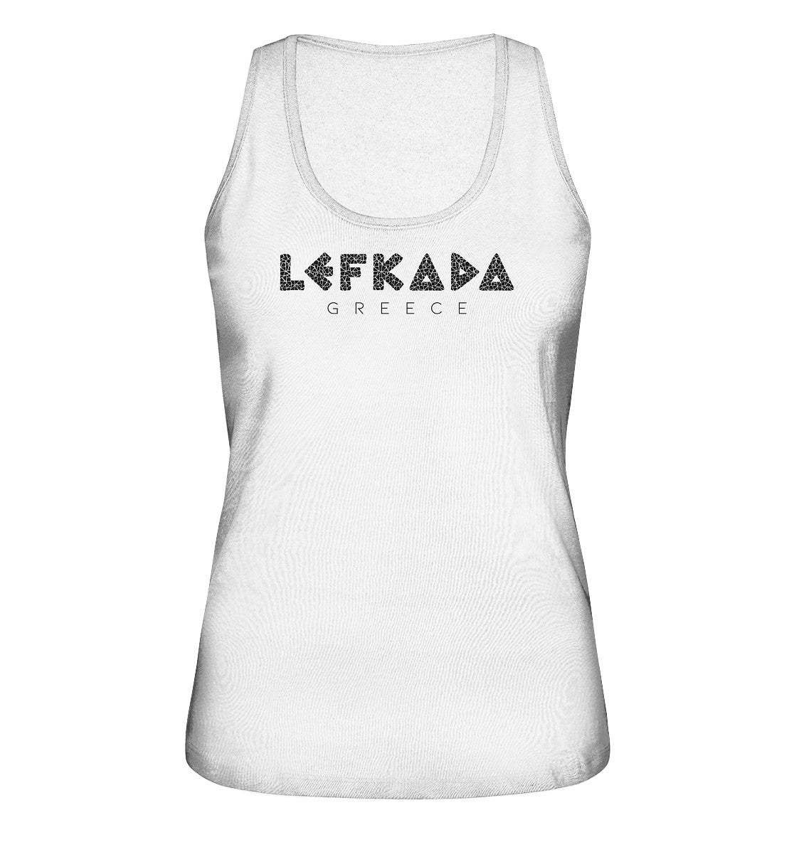 Lefkada Greece Mosaik - Ladies Organic Tank-Top