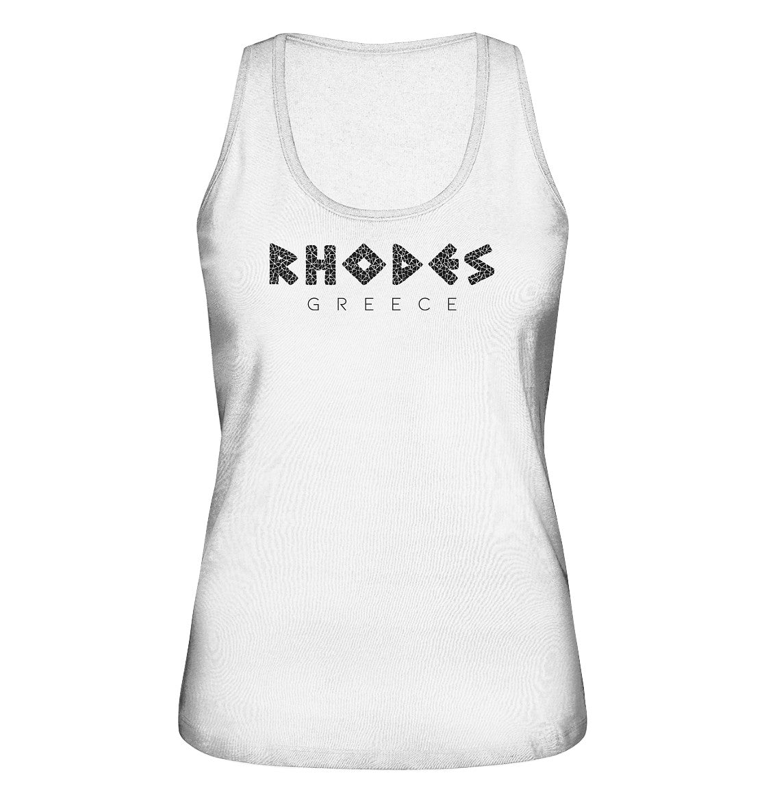 Rhodes Grèce Mosaïque - Débardeur biologique pour dames