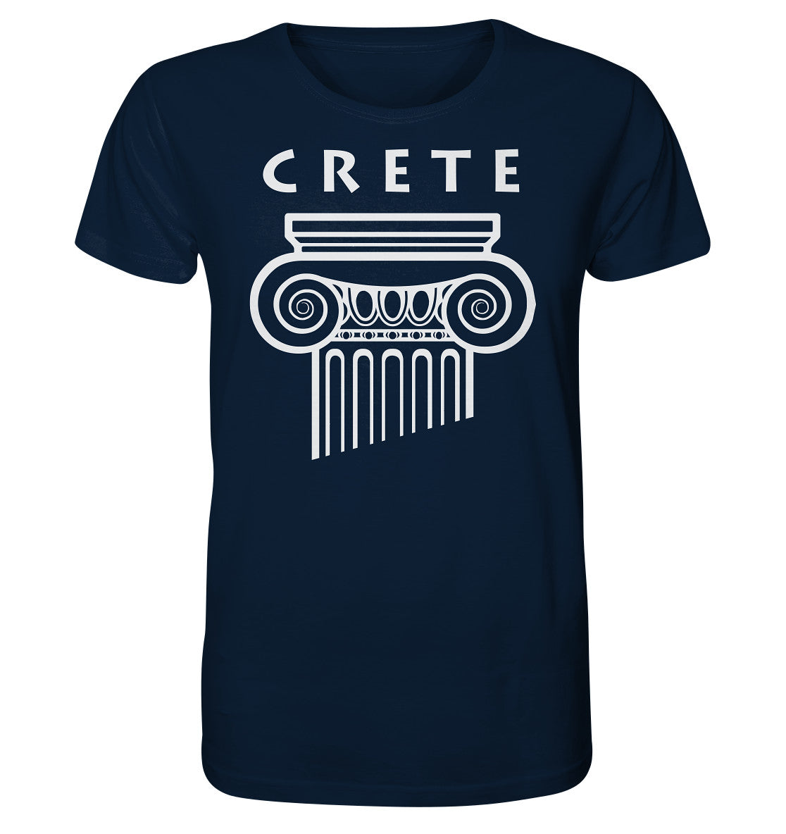 Tête de colonne grecque de Crète - Chemise biologique