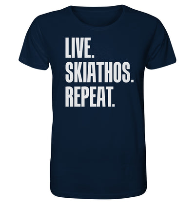 LIVE. SKIATHOS. REPEAT. - Organic Shirt