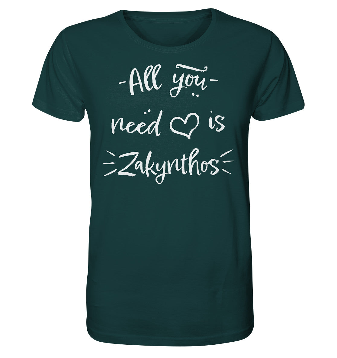 Tout ce dont vous avez besoin est Zakynthos - Chemise biologique