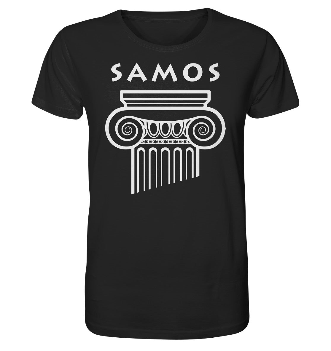 Samos Griechische Säule - Organic Shirt