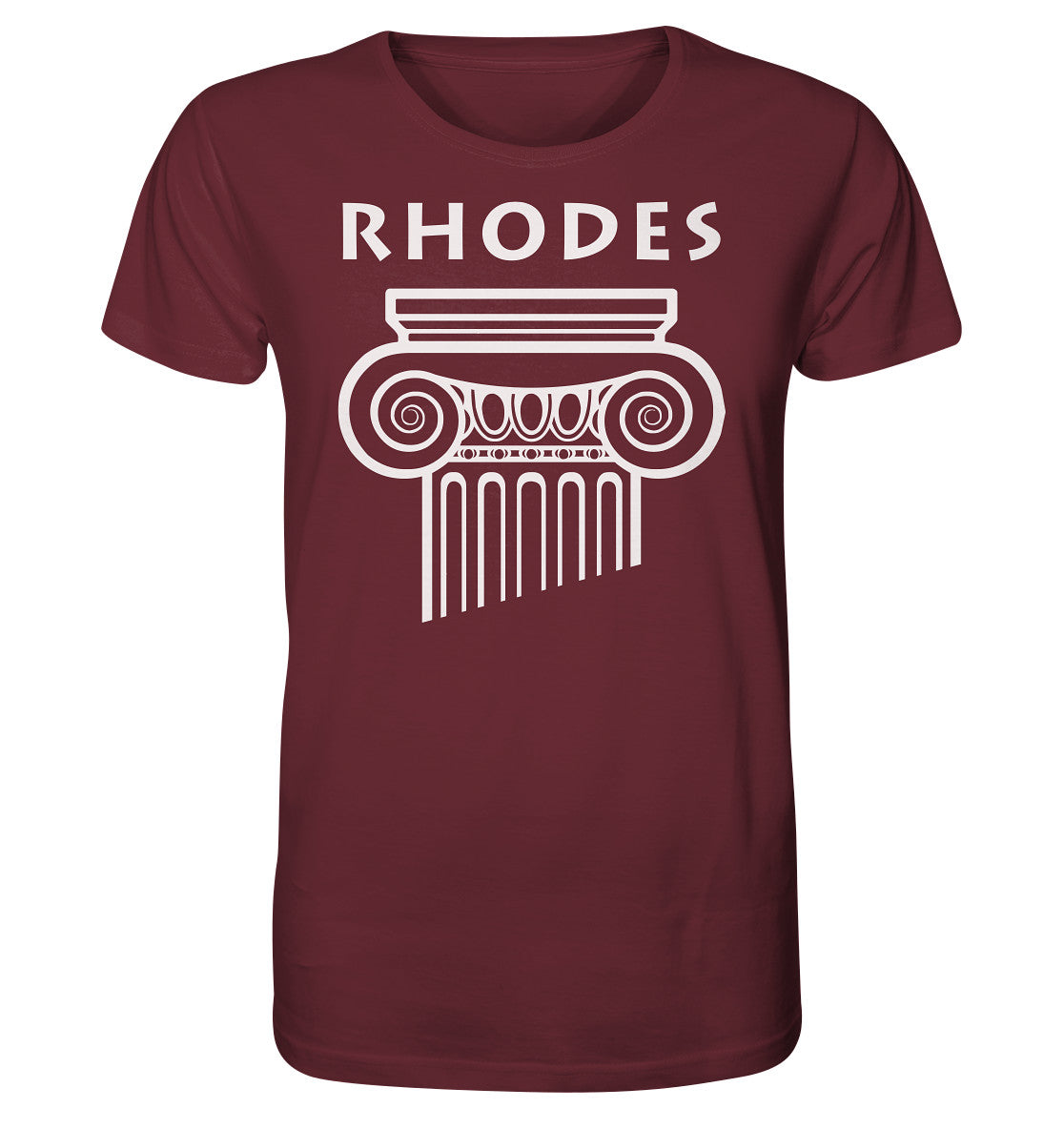 Tête de colonne grecque Rhodes - Chemise biologique