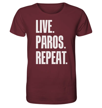 LIVE. PAROS. REPEAT. - Organic Shirt