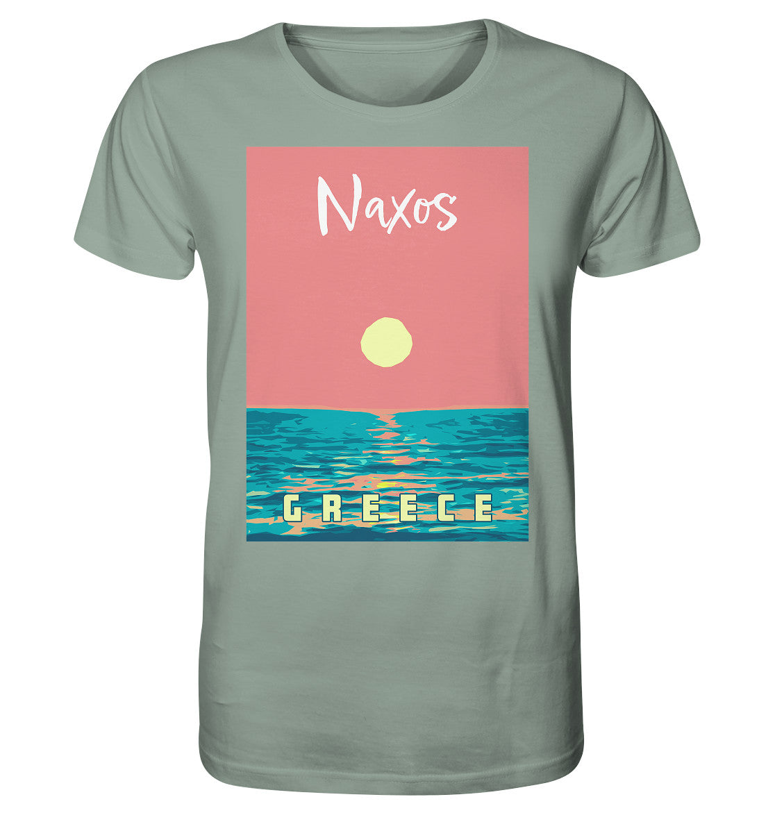 Sunset Ocean Naxos Grèce - Chemise biologique