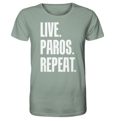 LIVE. PAROS. REPEAT. -Organic shirt