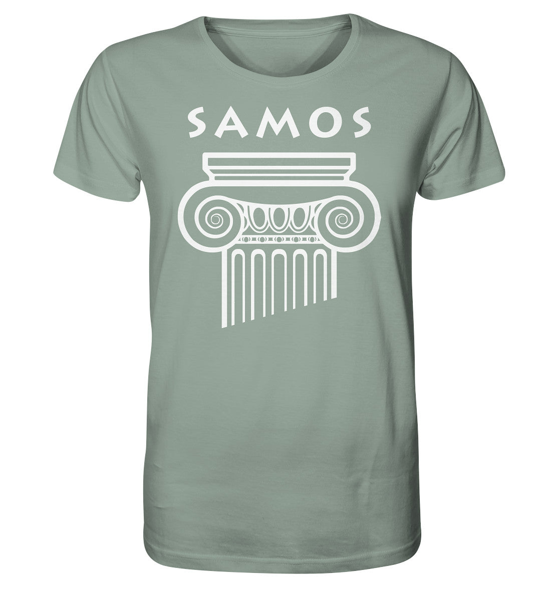 Samos Griechische Säule - Organic Shirt