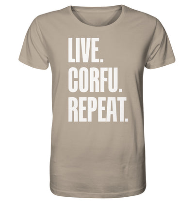 LIVE. CORFU. REPEAT. -Organic shirt