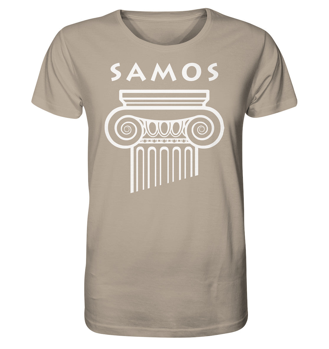 Samos Greek Column - Organic Shirt