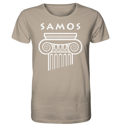 Samos Griechische Säule - Organic Shirt