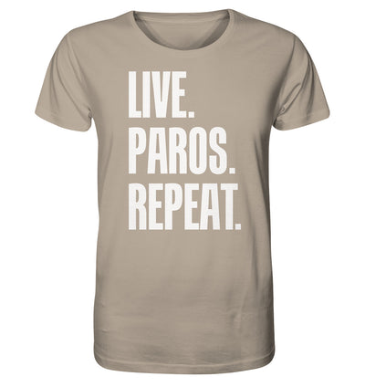 LIVE. PAROS. REPEAT. - Organic Shirt