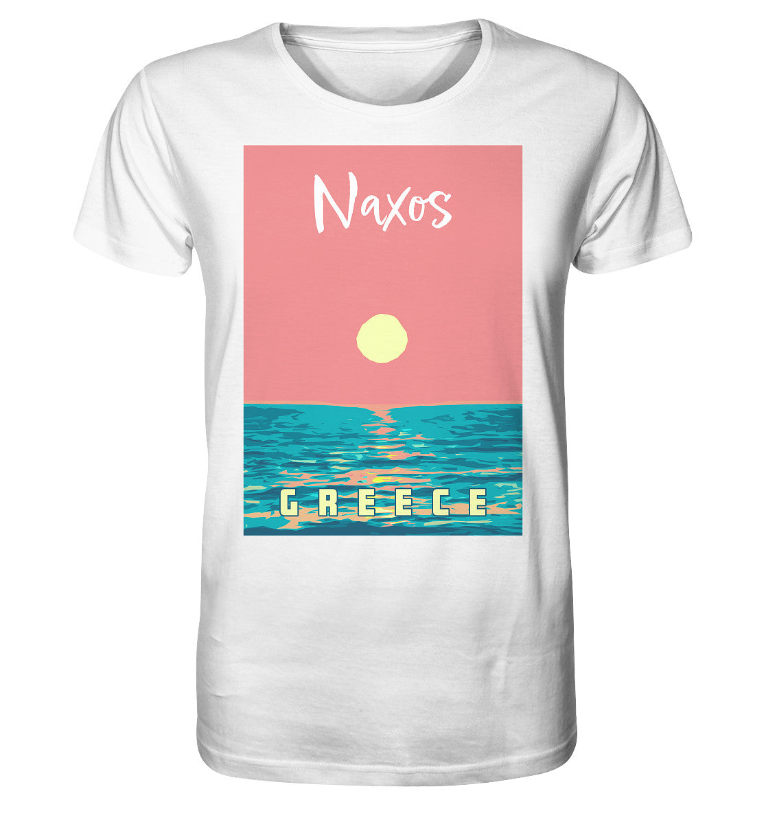 Sunset Ocean Naxos Grèce - Chemise biologique