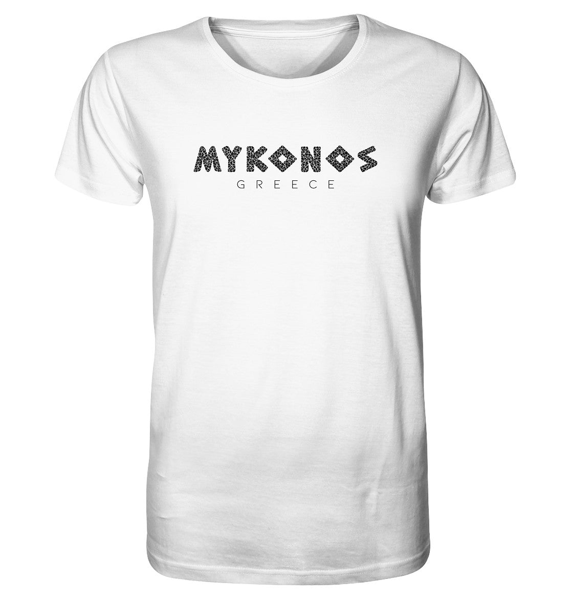 Mykonos Grèce Mosaïque - Chemise biologique