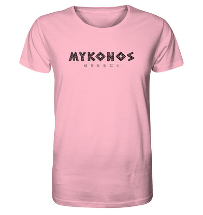 Mykonos Grèce Mosaïque - Chemise biologique