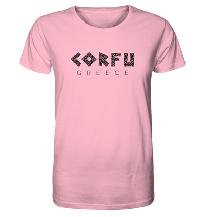 Corfu Greece Mosaic - Organic Shirt