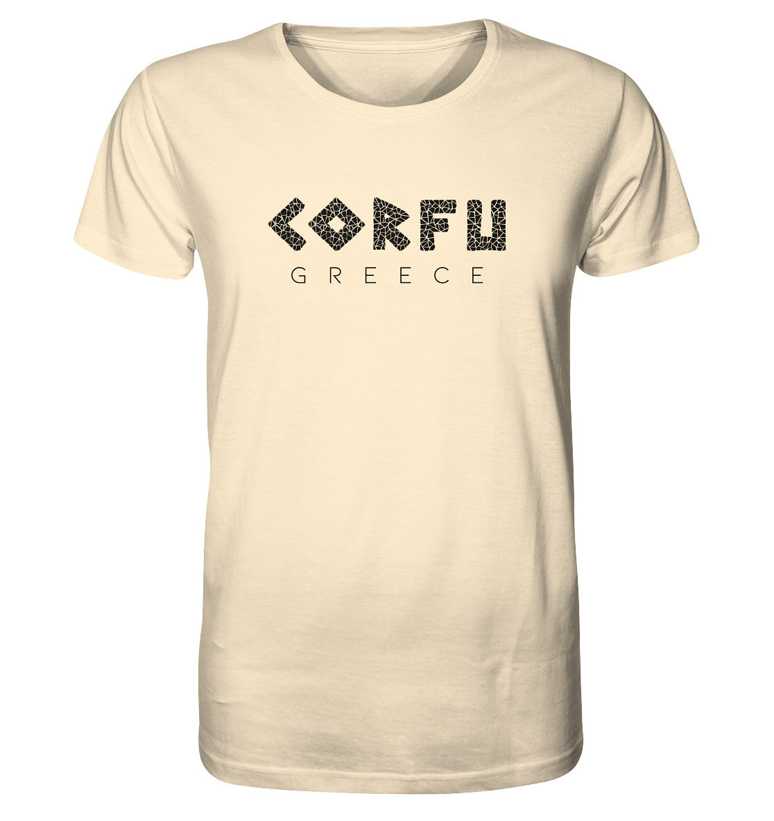 Corfu Greece Mosaic - Organic Shirt