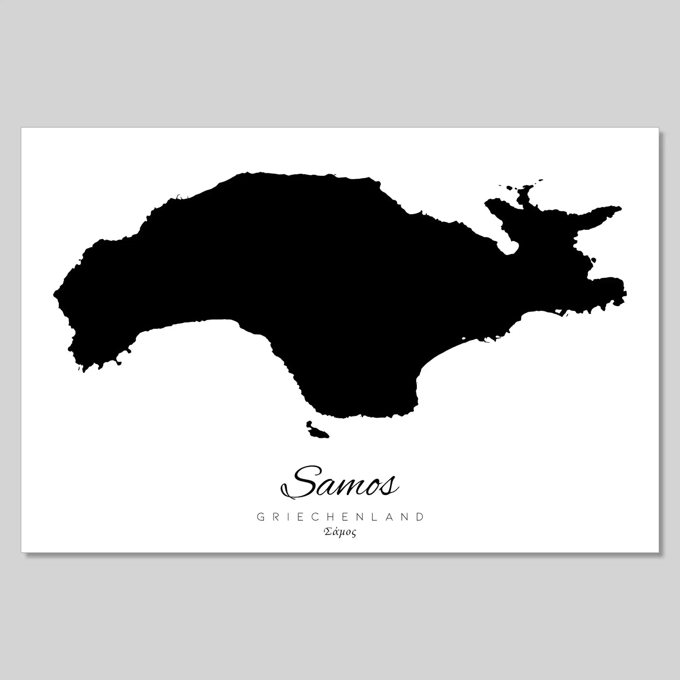 Samos Insel Silhouette Griechenland [POSTER]