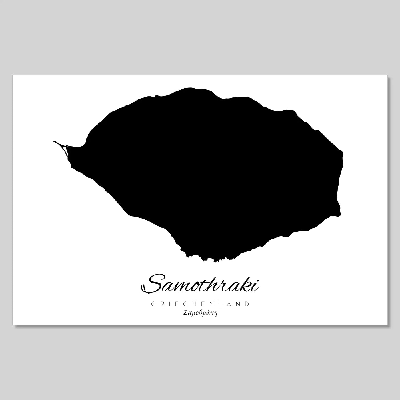 Samothraki Insel Silhouette Griechenland [POSTER]