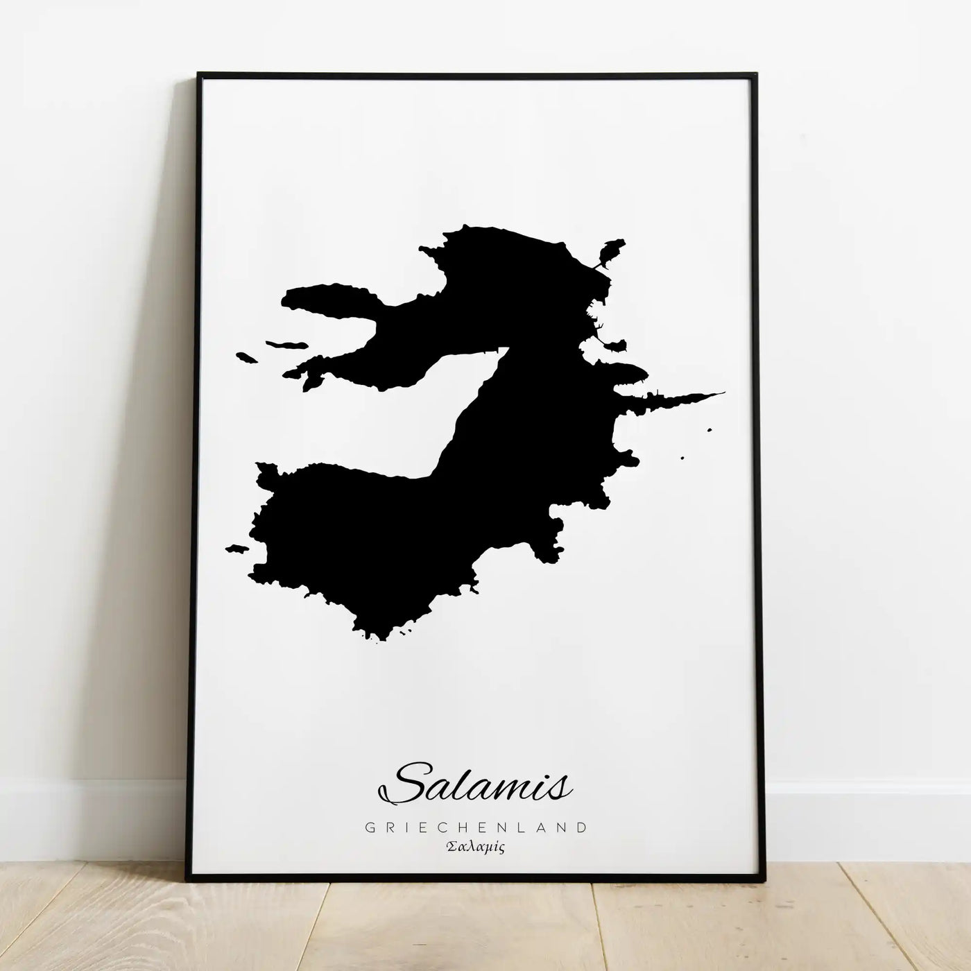 Salamis Insel Silhouette Griechenland