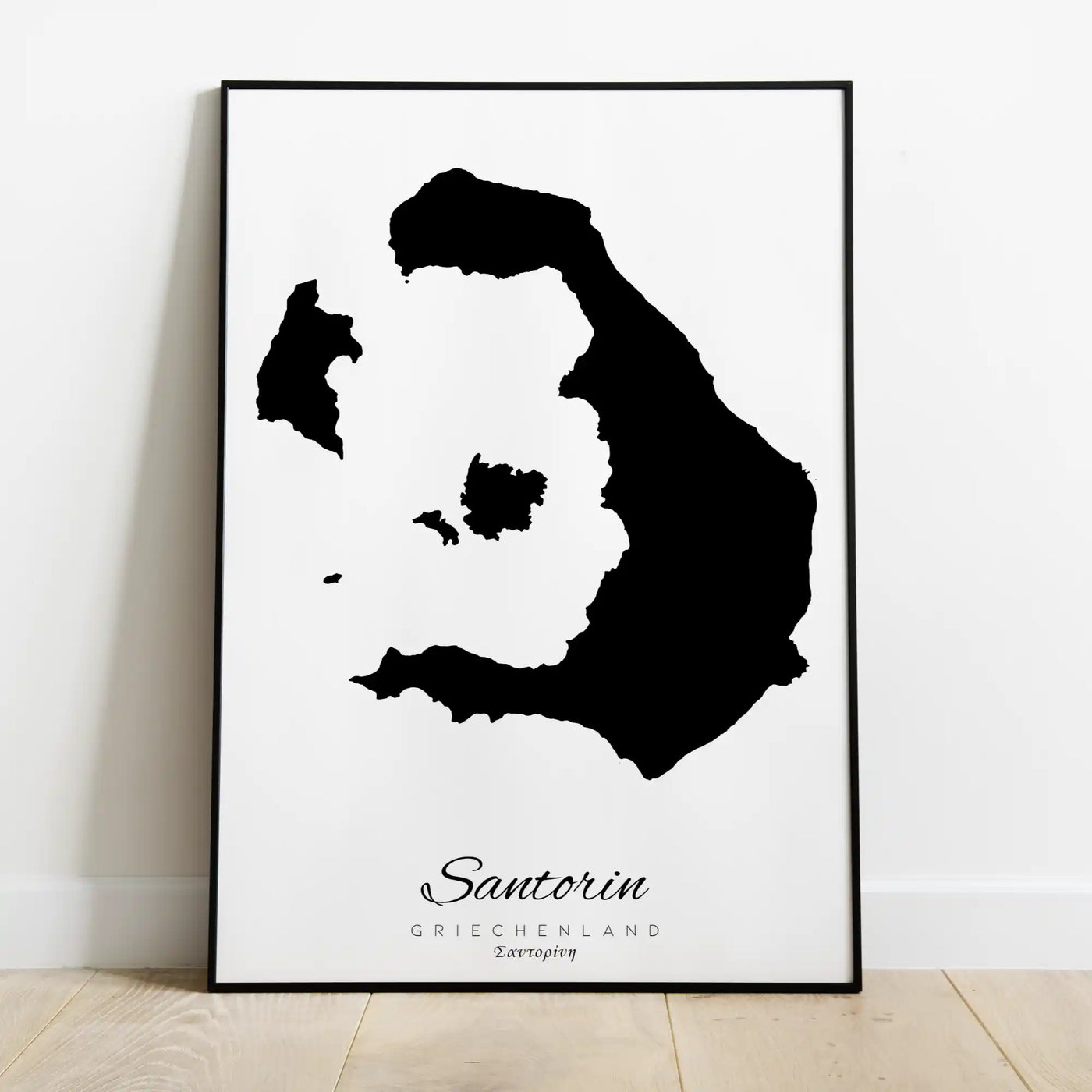 Silhouette de l'île de Crète Grèce